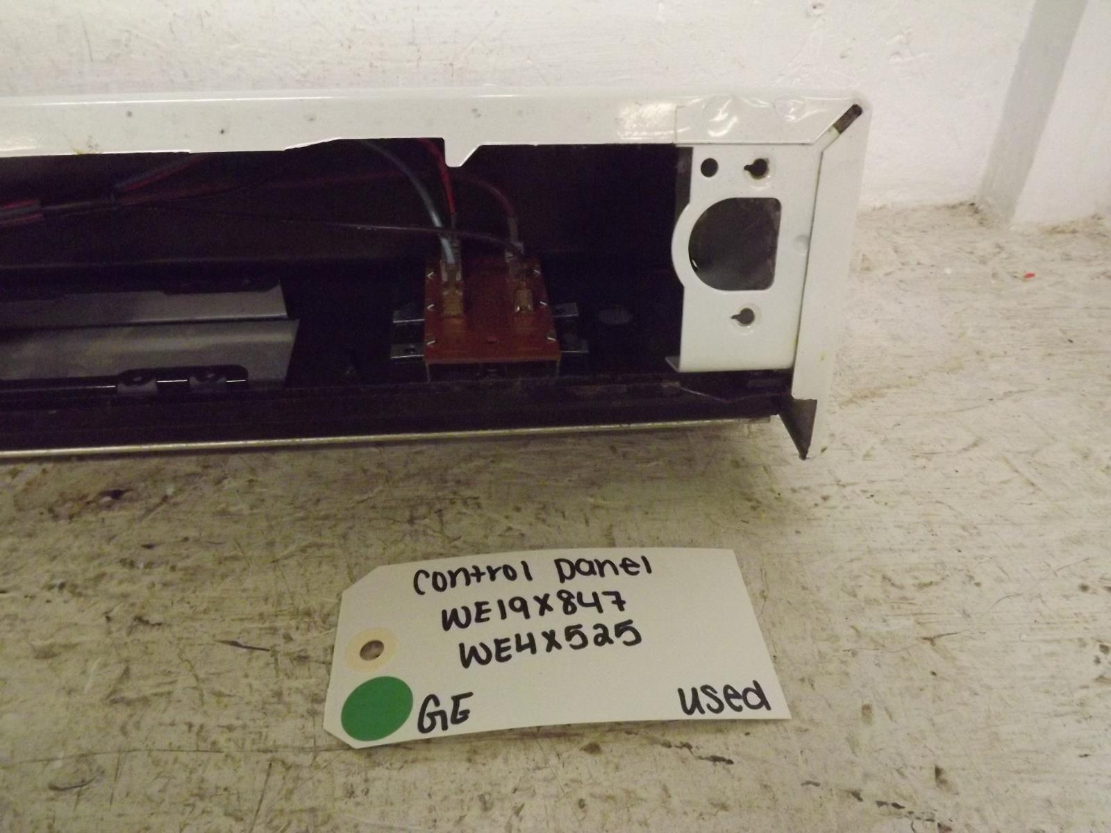 GE Dryer WE19X847 WE4X525 Control Panel Used GE Dryer WE19X847 WE4X525 Control Panel Used
